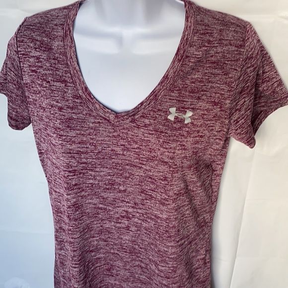 Under Armour ladies v-neck short sleeve top SET XS - Picture 9 of 12